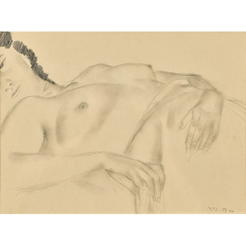 RODOLPHE TH�OPHILE BOSSHARD : Jeune femme nue (DOBIASCHOFSKY AUKTIONEN AG)