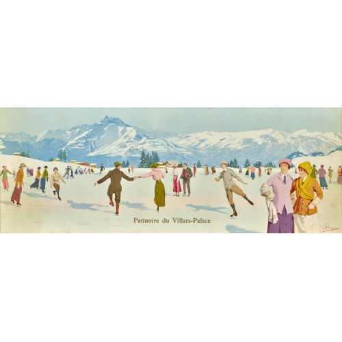 CARLO PELLEGRINI : 'Patinoire de Villars-Palace' (DOBIASCHOFSKY AUKTIONEN AG)