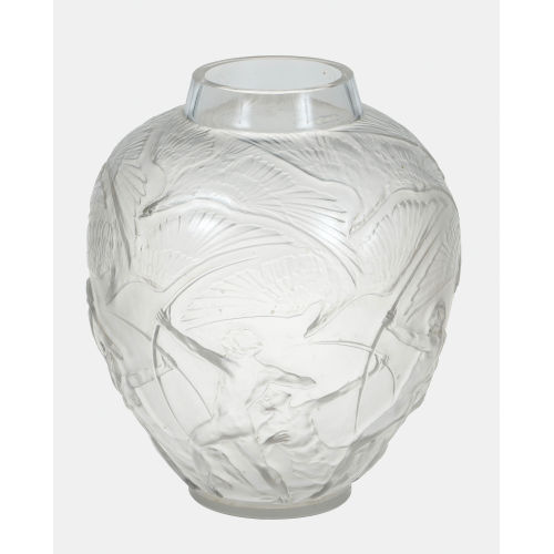REN� LALIQUE : Vase 'Archers', Wingen-sur-Moder, um 1925 (DOBIASCHOFSKY AUKTIONEN AG)