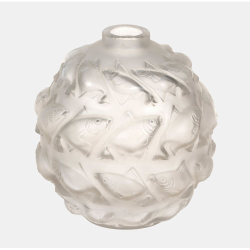 REN� LALIQUE : Vase 'Camaret', Wingen-sur-Moder, um 1928-1932 (DOBIASCHOFSKY AUKTIONEN AG)