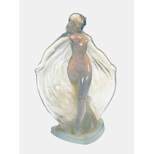MARIUS-ERNEST SABINO : Figur 'Danseuse drap�e', Noisy-le-Sec/Paris, um 1950 (DOBIASCHOFSKY AUKTIONEN AG)