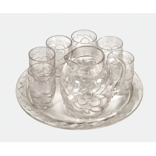 REN� LALIQUE : Orangeade-Set 'Blidah', Wingen-sur-Moder, um 1931-1937 (DOBIASCHOFSKY AUKTIONEN AG)