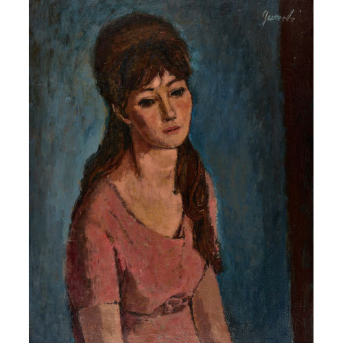 JEANNE) JANEB (EIGTL. BARRAUD-PELLET : Portrait d'une femme (DOBIASCHOFSKY AUKTIONEN AG)