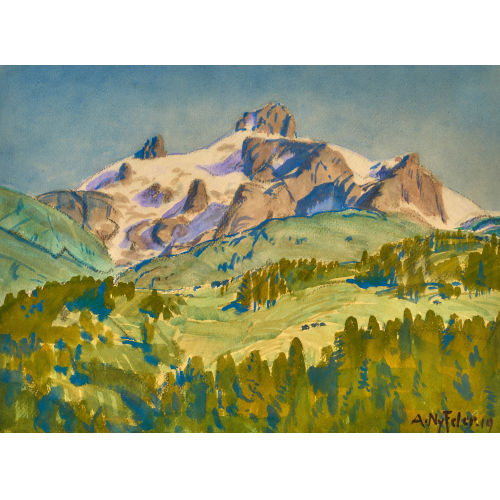 ALBERT NYFELER : Berglandschaft (DOBIASCHOFSKY AUKTIONEN AG)