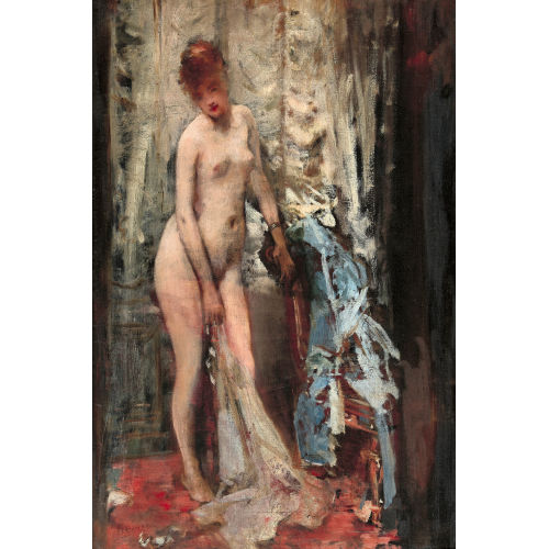 HENRI GERVEX : Femme nue dans l'interieur (DOBIASCHOFSKY AUKTIONEN AG)