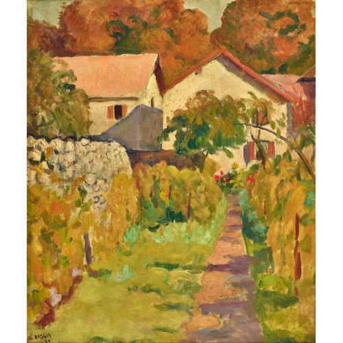 �MILE BRESSLER : Herbstlicher Garten (DOBIASCHOFSKY AUKTIONEN AG)