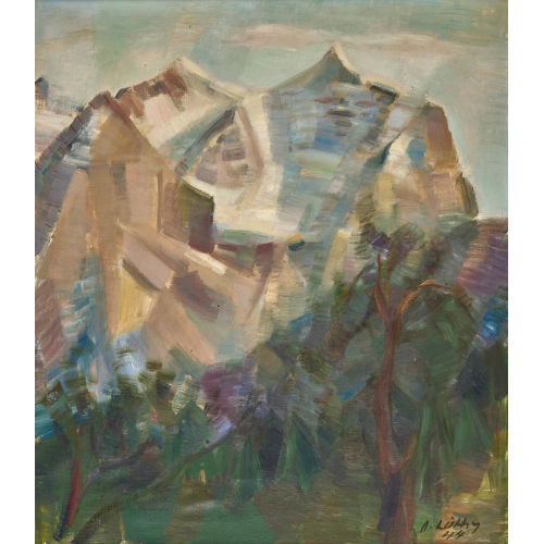 OSCAR WILHELM L�THY : Berglandschaft (DOBIASCHOFSKY AUKTIONEN AG)