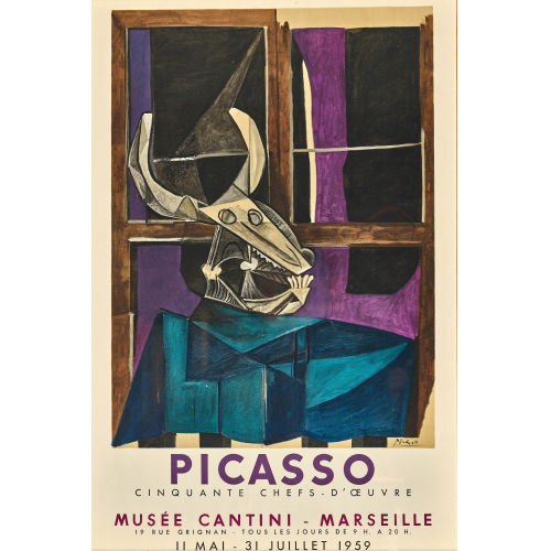 PABLO PICASSO : 'Picasso Mus�e Cantini-Marseille 1959' (DOBIASCHOFSKY AUKTIONEN AG)