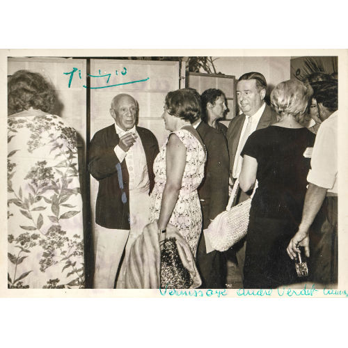 PABLO PICASSO : 'Vernissage Andr� Verdet' (DOBIASCHOFSKY AUKTIONEN AG)