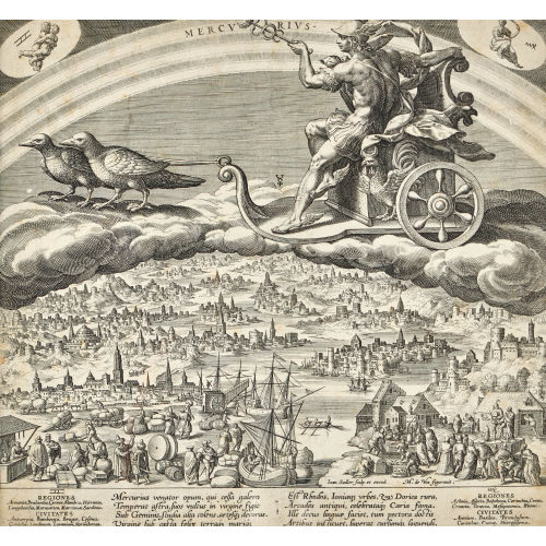 JOHANN SADELER : 'Mercurius venator opum...' (DOBIASCHOFSKY AUKTIONEN AG)
