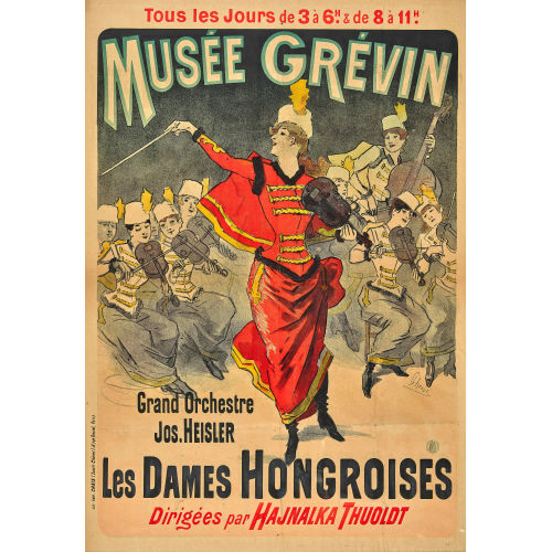 JULES CH�RET : 'Mus�e Gr�vin' (DOBIASCHOFSKY AUKTIONEN AG)