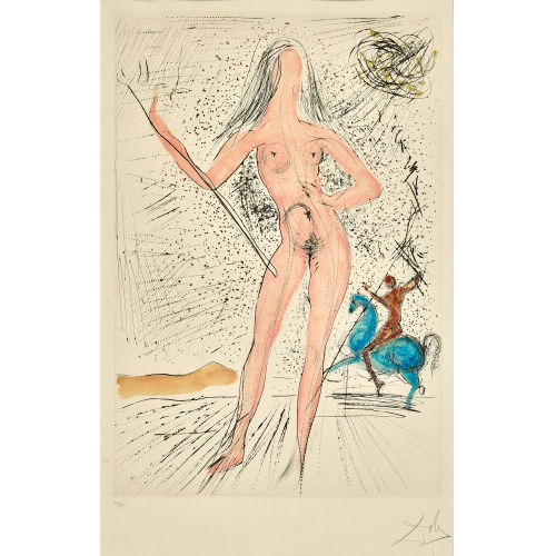 SALVADOR DAL : 'Sternen-Venus mit Picador' (DOBIASCHOFSKY AUKTIONEN AG)