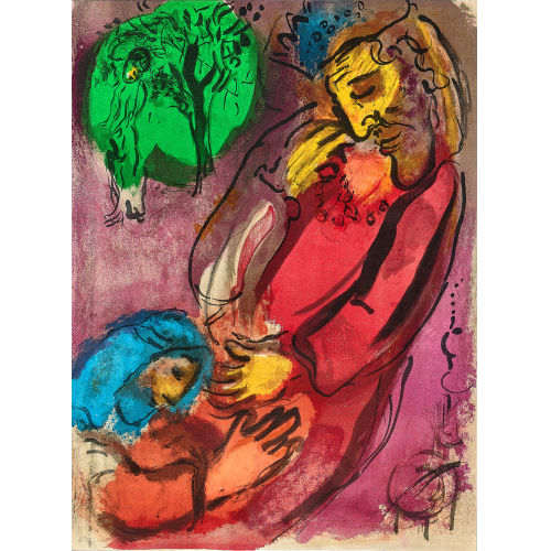 MARC CHAGALL : 'David et Absalon' (DOBIASCHOFSKY AUKTIONEN AG)