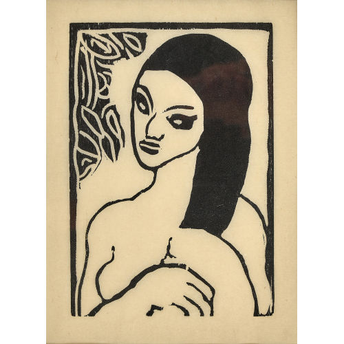 MAURICE DE VLAMINCK : 'Jeune fille se coiffant' (DOBIASCHOFSKY AUKTIONEN AG)