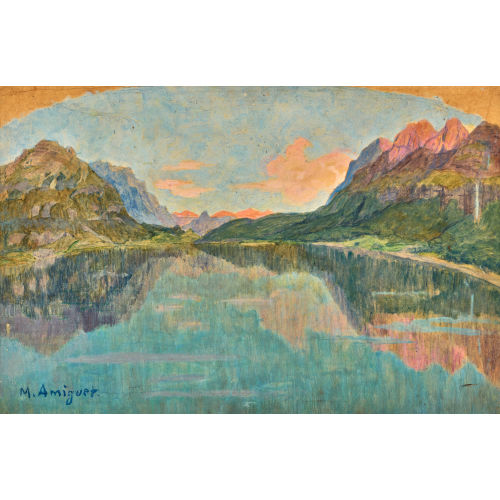 MARCEL AMIGUET : Bergsee (DOBIASCHOFSKY AUKTIONEN AG)