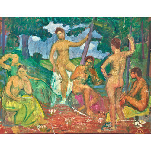 PAUL TH�OPHILE ROBERT : Les baigneuses (DOBIASCHOFSKY AUKTIONEN AG)