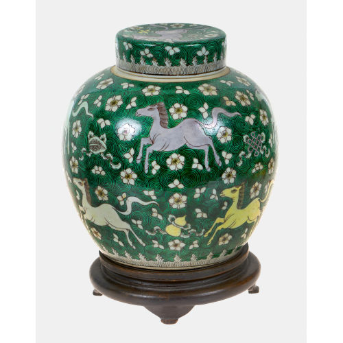 INGWERTOPF : Qing-Dynastie, China, 19. Jh (DOBIASCHOFSKY AUKTIONEN AG)