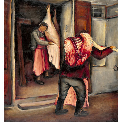 MIROSLAV HOLY : 'U porazku v Karline' (Beim Schlachthof in Karlin) (DOBIASCHOFSKY AUKTIONEN AG)