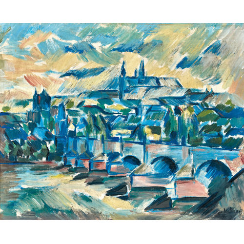 VINCENC BENES : 'Pohled na Hradcany' (Blick auf Hradschin) (DOBIASCHOFSKY AUKTIONEN AG)