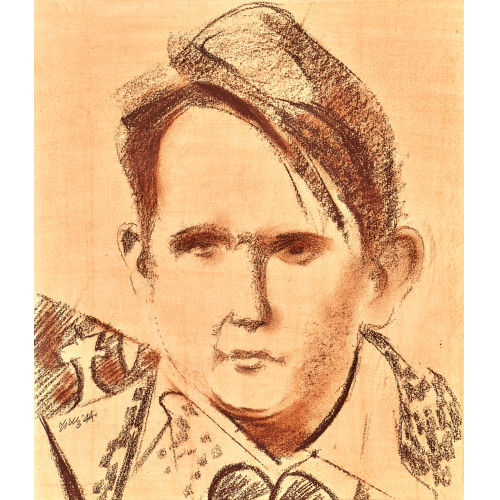 FRANTISEK TICHY : Portret muze (Portr�t eines Mannes) (DOBIASCHOFSKY AUKTIONEN AG)