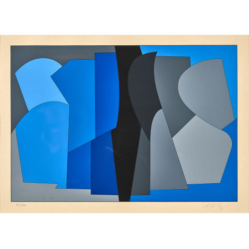 VICTOR VASARELY : 'Siris-Kek' (DOBIASCHOFSKY AUKTIONEN AG)