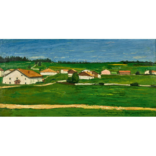ALBERT SCHNYDER : 'In Muriaux (Freibergen)' (DOBIASCHOFSKY AUKTIONEN AG)