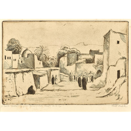 EMIL ORLIK : Orientalische Szene (DOBIASCHOFSKY AUKTIONEN AG)