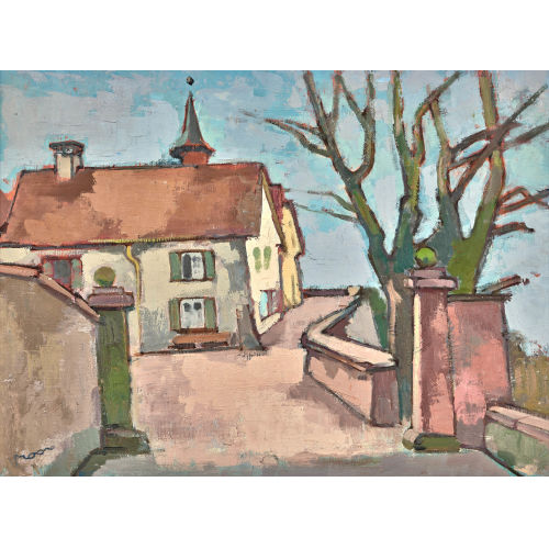 KARL MOOR : Auf dem Margarethenh�gel in Basel (DOBIASCHOFSKY AUKTIONEN AG)