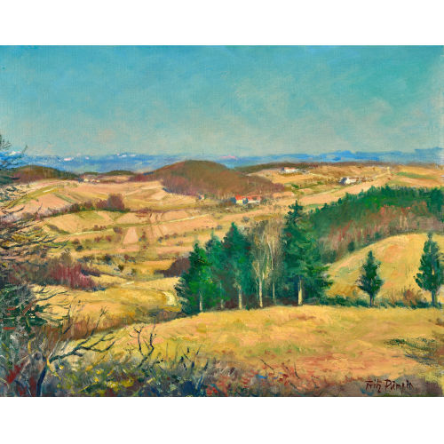FRITZ P�MPIN : 'Dezembersonne auf der Farusburg' (DOBIASCHOFSKY AUKTIONEN AG)