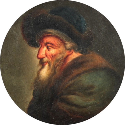 17./18. JH. HOLLAND : Bildnis eines b�rtigen Mannes im Profil (DOBIASCHOFSKY AUKTIONEN AG)