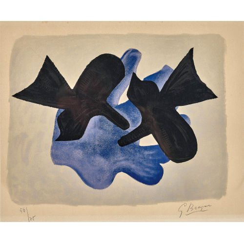 GEORGES BRAQUE : 'Oiseaux' (DOBIASCHOFSKY AUKTIONEN AG)