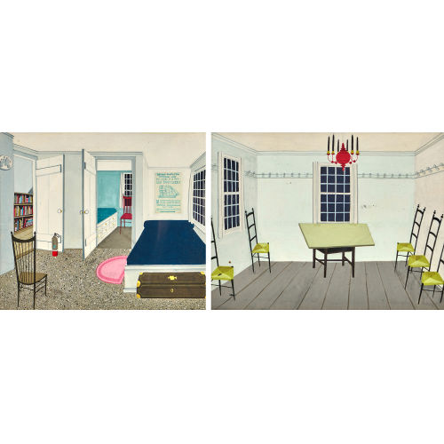 JAN BALET : Zwei Interieurszenen (DOBIASCHOFSKY AUKTIONEN AG)