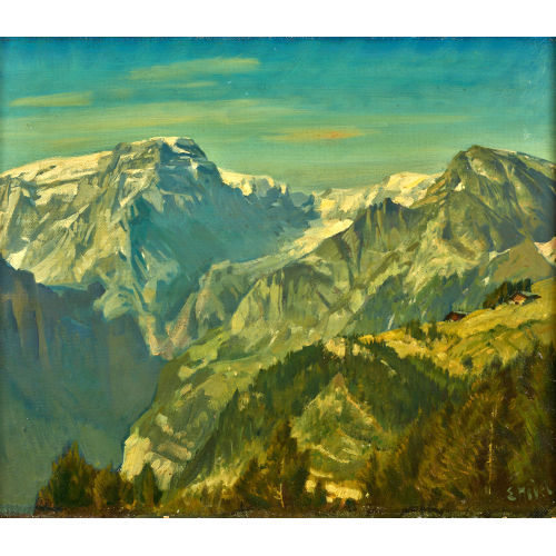 ERNST II HODEL : 'T�di (Glarner Alpen)' (DOBIASCHOFSKY AUKTIONEN AG)