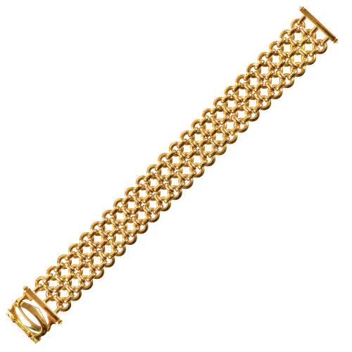 GOLD-BRACELET : Cartier, 'Penelope', Paris (DOBIASCHOFSKY AUKTIONEN AG)
