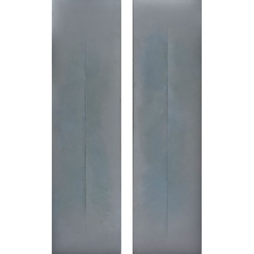 PETER STEIN : 'Zwilling, dunkelgrau' (Diptychon) (DOBIASCHOFSKY AUKTIONEN AG)
