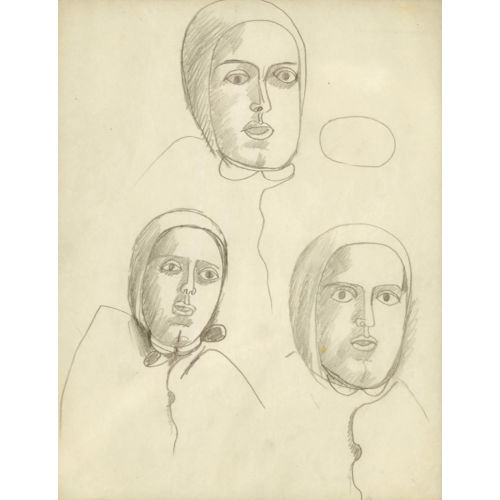 CHARLES-�DOUARD) LE CORBUSIER (EIGTL. JEANNERET : T�tes de femmes (DOBIASCHOFSKY AUKTIONEN AG)