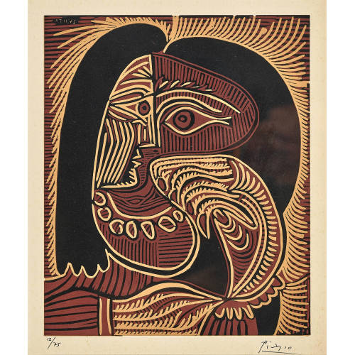 PABLO PICASSO : 'Femme au collier' (DOBIASCHOFSKY AUKTIONEN AG)