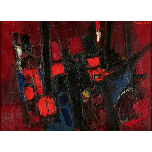 CARL WALTER LINER : 'S�dliches Rot' (DOBIASCHOFSKY AUKTIONEN AG)