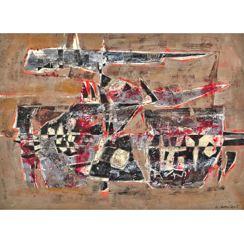 ANDR� REN� C�SAR BR�CHET : Sans titre (DOBIASCHOFSKY AUKTIONEN AG)