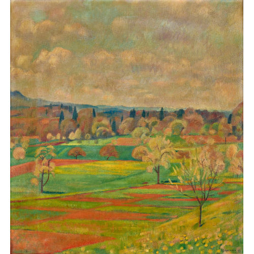 EMIL CARDINAUX : Herbstlandschaft (DOBIASCHOFSKY AUKTIONEN AG)