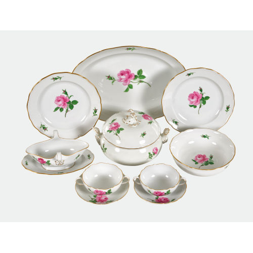 SERVICE : Meissen, 20. Jh. (Staatliche Porzellan Manufaktur) (DOBIASCHOFSKY AUKTIONEN AG)