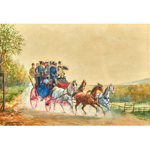 CHARLES DETAILLE : Le carrosse (DOBIASCHOFSKY AUKTIONEN AG)