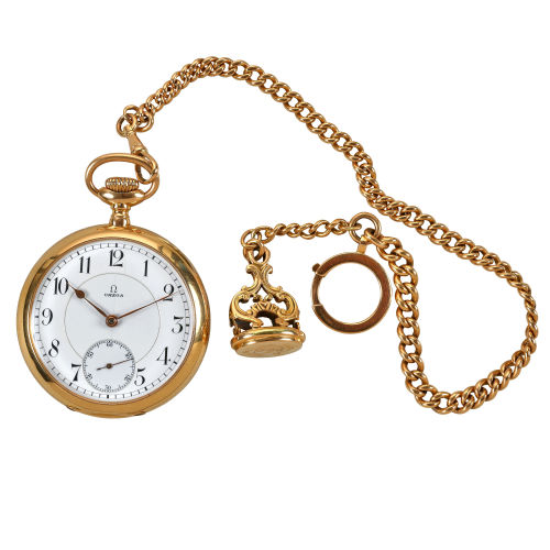 OMEGA : L�pine-Taschenuhr (DOBIASCHOFSKY AUKTIONEN AG)