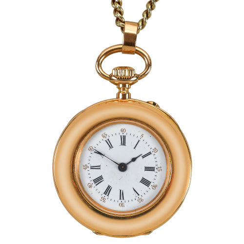 DAMENTASCHENUHR MIT KETTE : Schweiz (DOBIASCHOFSKY AUKTIONEN AG)