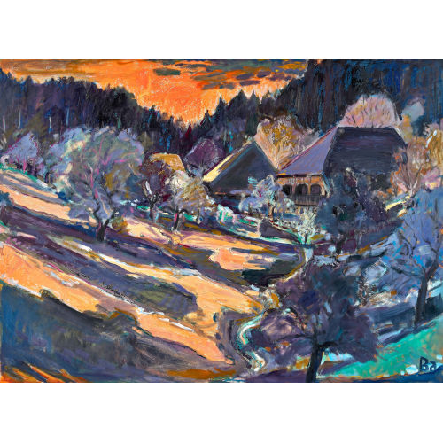 FRED BAUMANN : Emmentaler Landschaft (Im Trueb) (DOBIASCHOFSKY AUKTIONEN AG)