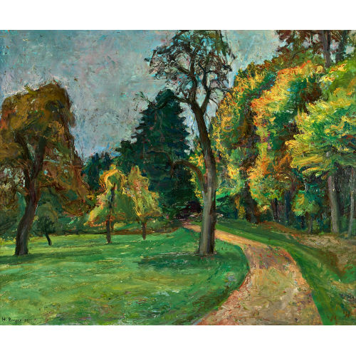 HANS BERGER : 'Herbstliche Parkanlage' (DOBIASCHOFSKY AUKTIONEN AG)