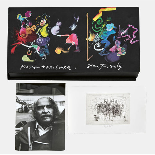 JEAN TINGUELY : Leonardo Bezzola: 'Jean Tinguely: Fribourg-Moscou-Fribourg' (DOBIASCHOFSKY AUKTIONEN AG)