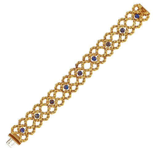 LAPISLAZULI-BRACELET : (DOBIASCHOFSKY AUKTIONEN AG)