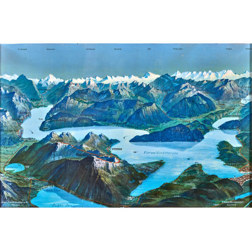 GOTTLIEB M�LLER : 'Panorama vom Rigi-Kulm' (DOBIASCHOFSKY AUKTIONEN AG)