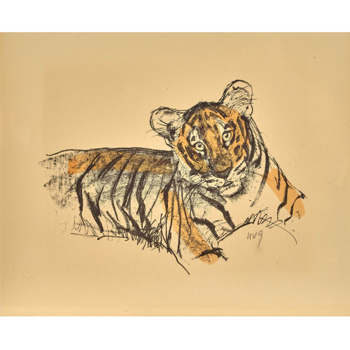 FRITZ HUG : Junger Tiger (DOBIASCHOFSKY AUKTIONEN AG)